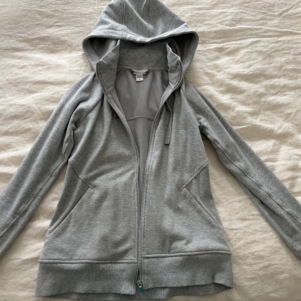 Athleta grey hoodie size S